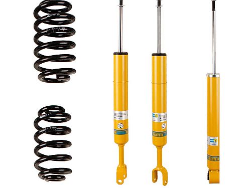 Спортивная подвеска Bilstein B12 Pro-Kit Audi A4 2 поколение (B6) (2000-2006) с регулировкой высоты 30/30 мм, 46-183040
