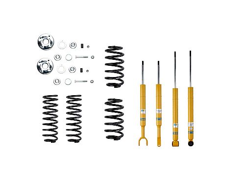 Спортивная подвеска Bilstein B12 Pro-Kit Audi A4 1 поколение (B5) (1994-2002) с регулировкой высоты 30/30 мм, 46-189219