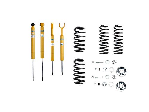 Спортивная подвеска Bilstein B12 Pro-Kit Audi A4 1 поколение (B5) (1994-2002) с регулировкой высоты 30/30 мм, 46-189219