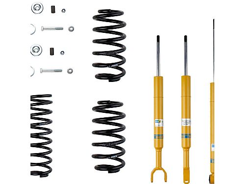 Спортивная подвеска Bilstein B12 Pro-Kit Audi A4 1 поколение (B5) (1994-2002) с регулировкой высоты 30/30 мм, 46-189219