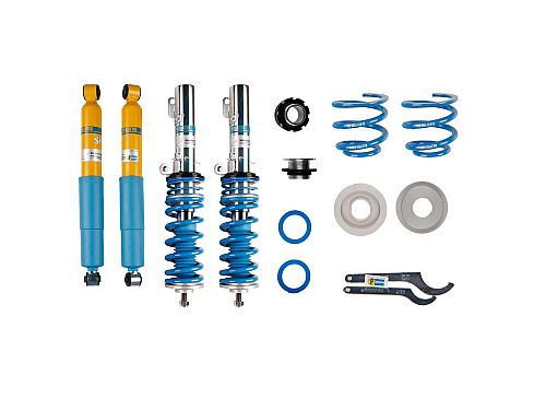 Винтовая подвеска (койловеры) Bilstein B14, SEAT Leon 1 поколение, 1998-2006 (с регулировками высоты), 47-080416 Винтовая подвеска (койловеры) Bilstein B14, SEAT Leon 1 поколение, 1998-2006 (с регулировками высоты), 47-080416