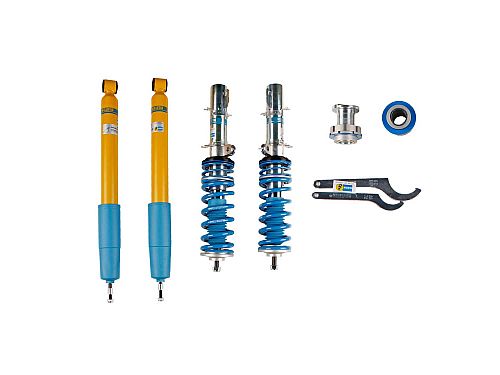 Винтовая подвеска (койловеры) Bilstein B14, SEAT Leon 1 поколение, 1998-2006 (с регулировками высоты), 47-080478 Винтовая подвеска (койловеры) Bilstein B14, SEAT Leon 1 поколение, 1998-2006 (с регулировками высоты), 47-080478
