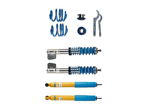 Винтовая подвеска (койловеры) Bilstein B14, Renault Clio 2 поколение, 1998-2013 (с регулировками высоты), 47-087750 Винтовая подвеска (койловеры) Bilstein B14, Renault Clio 2 поколение, 1998-2013 (с регулировками высоты), 47-087750