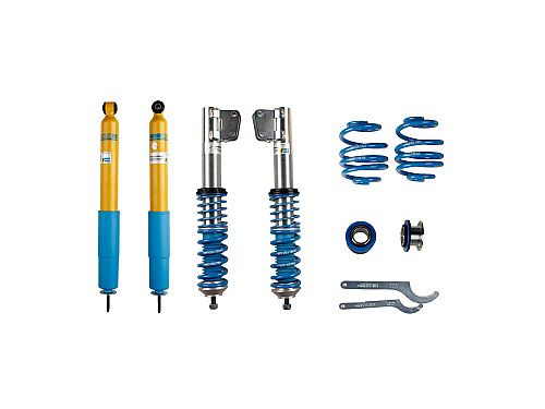 Винтовая подвеска (койловеры) Bilstein B14, Renault Clio 2 поколение, 1998-2013 (с регулировками высоты), 47-087750 Винтовая подвеска (койловеры) Bilstein B14, Renault Clio 2 поколение, 1998-2013 (с регулировками высоты), 47-087750