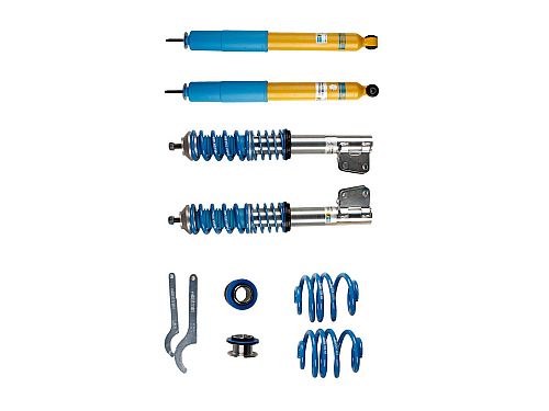 Винтовая подвеска (койловеры) Bilstein B14, Renault Clio 2 поколение, 1998-2013 (с регулировками высоты), 47-087750 Винтовая подвеска (койловеры) Bilstein B14, Renault Clio 2 поколение, 1998-2013 (с регулировками высоты), 47-087750