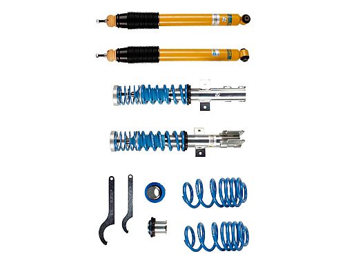 Винтовая подвеска (койловеры) Bilstein B14, Peugeot 308 1 поколение, 2007-2015 (с регулировками высоты), 47-100817 Винтовая подвеска (койловеры) Bilstein B14, Peugeot 308 1 поколение, 2007-2015 (с регулировками высоты), 47-100817