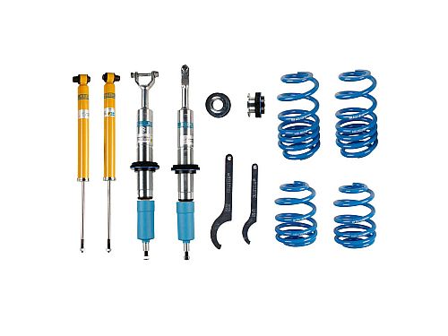 Винтовая подвеска (койловеры) Bilstein B14, Audi A6 2 поколение (C5), 1997-2005 (с регулировками высоты), 47-124806 Винтовая подвеска (койловеры) Bilstein B14, Audi A6 2 поколение (C5), 1997-2005 (с регулировками высоты), 47-124806