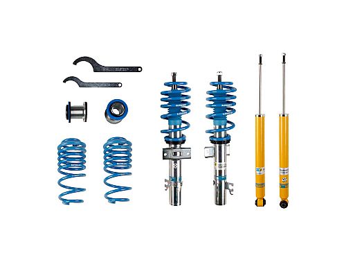 Винтовая подвеска (койловеры) Bilstein B14, Volkswagen Polo 5 поколение (6R/6C/61), 2009-2020 (с регулировками высоты), 47-168091