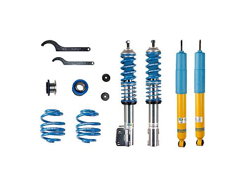 Винтовая подвеска (койловеры) Bilstein B14, Renault Clio 2 поколение, 1998-2013 (с регулировками высоты), 47-217706