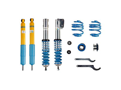 Винтовая подвеска (койловеры) Bilstein B14, Renault Clio 2 поколение, 1998-2013 (с регулировками высоты), 47-217706 Винтовая подвеска (койловеры) Bilstein B14, Renault Clio 2 поколение, 1998-2013 (с регулировками высоты), 47-217706