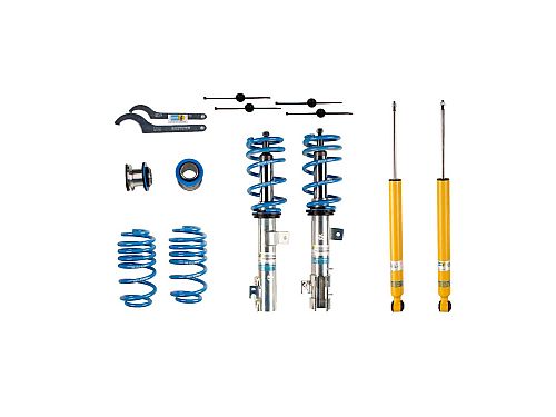 Винтовая подвеска (койловеры) Bilstein B14, Ford Fiesta 6 поколение, 2008-2019 (с регулировками высоты), 47-242043