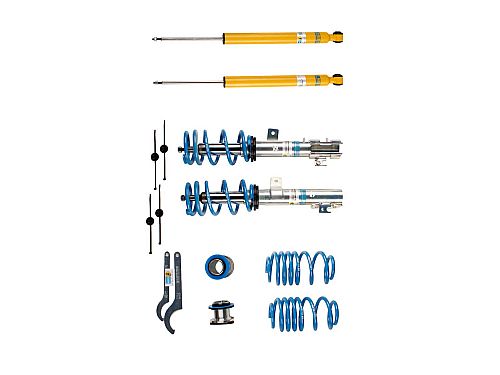 Винтовая подвеска (койловеры) Bilstein B14, Ford Fiesta 6 поколение, 2008-2019 (с регулировками высоты), 47-242043 Винтовая подвеска (койловеры) Bilstein B14, Ford Fiesta 6 поколение, 2008-2019 (с регулировками высоты), 47-242043