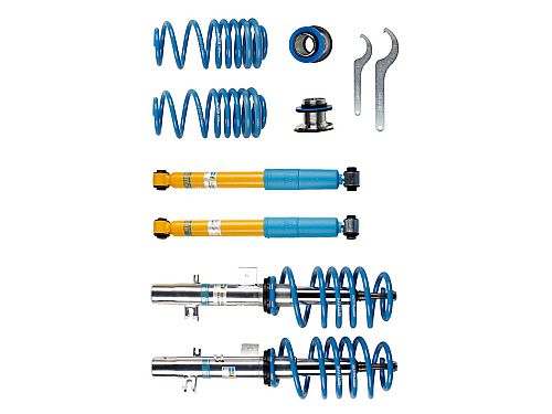 Винтовая подвеска (койловеры) Bilstein B14, Peugeot 208 1 поколение, 2012-2019 (с регулировками высоты), 47-242135 Винтовая подвеска (койловеры) Bilstein B14, Peugeot 208 1 поколение, 2012-2019 (с регулировками высоты), 47-242135