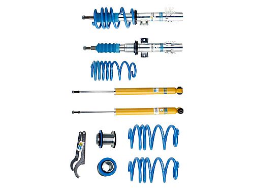 Винтовая подвеска (койловеры) Bilstein B14, Volkswagen Polo 5 поколение (6R/6C/61), 2009-2020 (с регулировками высоты), 47-245266 Винтовая подвеска (койловеры) Bilstein B14, Volkswagen Polo 5 поколение (6R/6C/61), 2009-2020 (с регулировками высоты), 47-245266