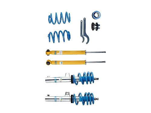 Винтовая подвеска (койловеры) Bilstein B14, Volkswagen Touran 2 поколение, 2015-2025 (с регулировками высоты), 47-251588