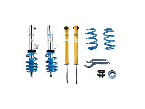 Винтовая подвеска (койловеры) Bilstein B14, Volkswagen Touran 2 поколение, 2015-2025 (с регулировками высоты), 47-251588