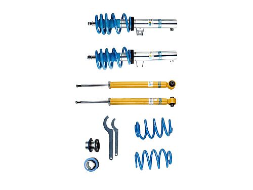 Винтовая подвеска (койловеры) Bilstein B14, Volkswagen Touran 2 поколение, 2015-2025 (с регулировками высоты), 47-251588