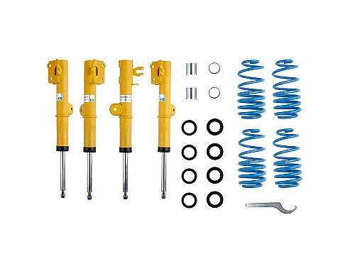 Винтовая подвеска (койловеры) Bilstein B14, Fiat 500X 1 поколение (334), 2015-2024 (с регулировками высоты), 47-259751