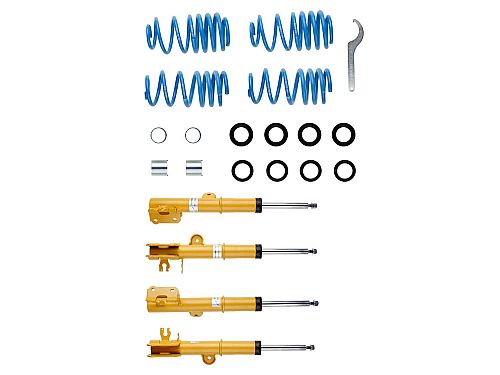Винтовая подвеска (койловеры) Bilstein B14, Fiat 500X 1 поколение (334), 2015-2024 (с регулировками высоты), 47-265417