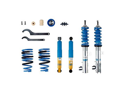 Винтовая подвеска (койловеры) Bilstein B14, Fiat 500 2 поколение, 2007-2025 (с регулировками высоты), 47-270169
