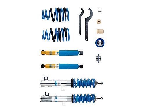 Винтовая подвеска (койловеры) Bilstein B14, Fiat 500 2 поколение, 2007-2025 (с регулировками высоты), 47-270169