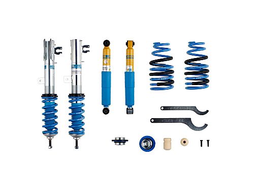 Винтовая подвеска (койловеры) Bilstein B14, Fiat 500 2 поколение, 2007-2025 (с регулировками высоты), 47-270169