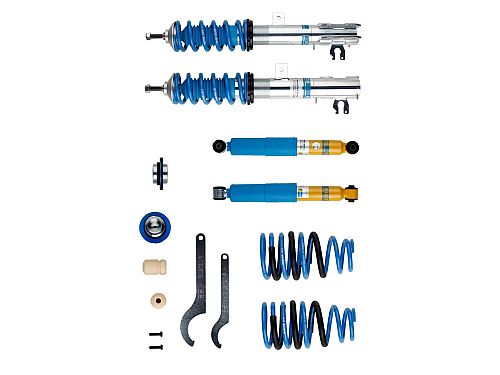 Винтовая подвеска (койловеры) Bilstein B14, Fiat 500 2 поколение, 2007-2025 (с регулировками высоты), 47-270169