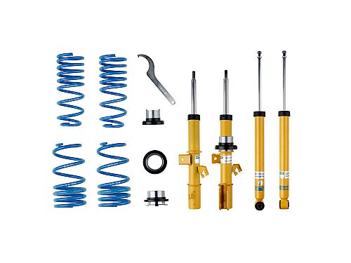 Винтовая подвеска (койловеры) Bilstein B14, Nissan Micra 5 поколение (K14), 2016-2025 (с регулировками высоты), 47-279605