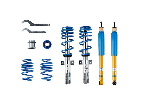 Винтовая подвеска (койловеры) Bilstein B14, Renault Clio 4 поколение, 2012-2025 (с регулировками высоты), 47-281387