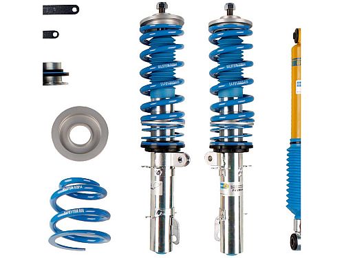 Винтовая подвеска (койловеры) Bilstein B16 PSS9, SEAT Leon 1 поколение, 1998-2006 (с регулировками высоты), 48-080422 Винтовая подвеска (койловеры) Bilstein B16 PSS9, SEAT Leon 1 поколение, 1998-2006 (с регулировками высоты), 48-080422