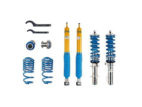 Винтовая подвеска (койловеры) Bilstein B16 PSS9, SEAT Toledo 2 поколение, 1998-2004 (с регулировками высоты), 48-080651