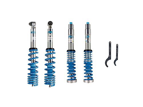 Винтовая подвеска (койловеры) Bilstein B16 PSS9, BMW 5 серия 4 поколение (E39), 1995-2004 (с регулировками высоты), 48-104555 Винтовая подвеска (койловеры) Bilstein B16 PSS9, BMW 5 серия 4 поколение (E39), 1995-2004 (с регулировками высоты), 48-104555
