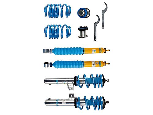 Винтовая подвеска (койловеры) Bilstein B16 PSS10, Volkswagen Golf 6 поколение (5K), 2008-2016 (с регулировками высоты), 48-158176