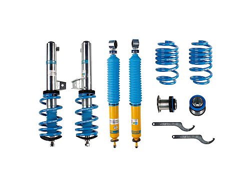Винтовая подвеска (койловеры) Bilstein B16 PSS10, Volkswagen Golf 6 поколение (5K), 2008-2016 (с регулировками высоты), 48-158176