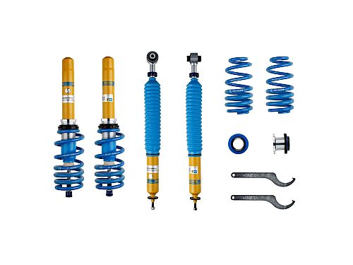 Винтовая подвеска (койловеры) Bilstein B16 PSS10, Audi A4 5 поколение (B9), 2015-2025 (с регулировками высоты), 48-275071