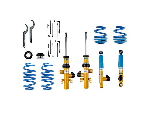 Винтовая подвеска (койловеры) Bilstein B16 Track (DT), Volkswagen Transporter 6 поколение (T6), 2015-2024 (с регулировками высоты), 49-254778