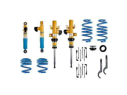 Винтовая подвеска (койловеры) Bilstein B16 Track (DT), Volkswagen Transporter 6 поколение (T6), 2015-2024 (с регулировками высоты), 49-254778