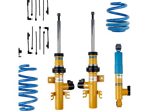 Винтовая подвеска (койловеры) Bilstein B16 Track (DT), Volkswagen Transporter 6 поколение (T6), 2015-2024 (с регулировками высоты), 49-254778