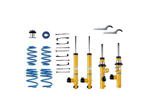 Винтовая подвеска (койловеры) Bilstein B16 Track (DT), Skoda Octavia 3 поколение (5E), 2012-2024 (с регулировками высоты), 49-255874