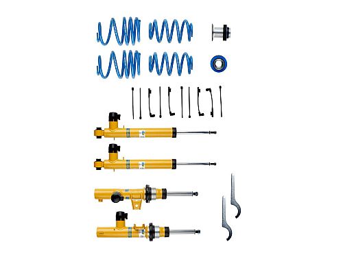 Винтовая подвеска (койловеры) Bilstein B16 Track (DT), Skoda Superb 3 поколение (B8/3V), 2015-2025 (с регулировками высоты), 49-255874