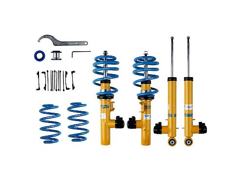 Винтовая подвеска (койловеры) Bilstein B16 Track (DT), SEAT Leon 3 поколение, 2012-2020 (с регулировками высоты), 49-279641