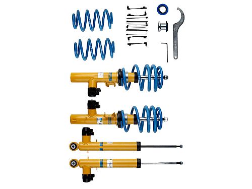 Винтовая подвеска (койловеры) Bilstein B16 Track (DT), SEAT Leon 3 поколение, 2012-2020 (с регулировками высоты), 49-279641 Винтовая подвеска (койловеры) Bilstein B16 Track (DT), SEAT Leon 3 поколение, 2012-2020 (с регулировками высоты), 49-279641
