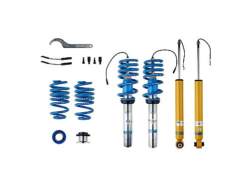 Винтовая подвеска (койловеры) Bilstein B16 Track (DT), Audi A4 5 поколение (B9), 2015-2025 (с регулировками высоты), 49-290868