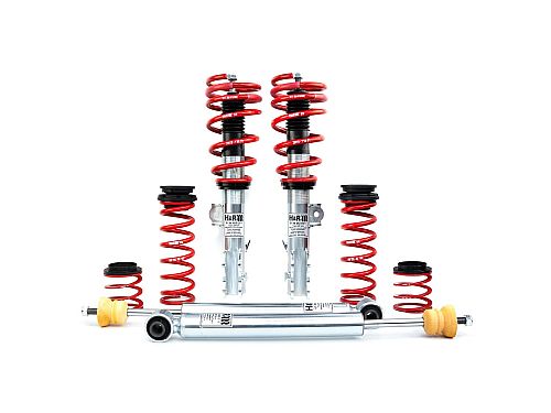 Винтовая подвеска (койловеры) H&R Monotube, Toyota Yaris 4 поколение (XP210/AC100), 2019-2025 (с регулировками высоты), 28619-2