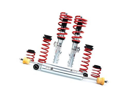 Винтовая подвеска (койловеры) H&R Monotube, Toyota Yaris 4 поколение (XP210/AC100), 2019-2025 (с регулировками высоты), 28619-2