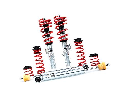 Винтовая подвеска (койловеры) H&R Monotube, Toyota Yaris 4 поколение (XP210/AC100), 2019-2025 (с регулировками высоты), 28619-2