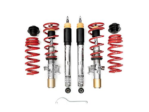 Винтовая подвеска (койловеры) H&R Twin-Tube, Volkswagen Golf 8 поколение (CD1), 2019-2025 (55 мм) (с регулировками высоты), 47638-2S