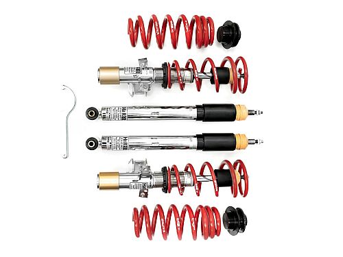 Винтовая подвеска (койловеры) H&R Twin-Tube, Volkswagen Golf 8 поколение (CD1), 2019-2025 (55 мм) (с регулировками высоты), 47638-2S Винтовая подвеска (койловеры) H&R Twin-Tube, Volkswagen Golf 8 поколение (CD1), 2019-2025 (55 мм) (с регулировками высоты), 47638-2S