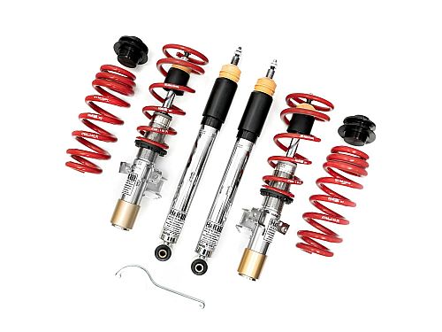 Винтовая подвеска (койловеры) H&R Twin-Tube, Volkswagen Golf 8 поколение (CD1), 2019-2025 (55 мм) (с регулировками высоты), 47638-2S Винтовая подвеска (койловеры) H&R Twin-Tube, Volkswagen Golf 8 поколение (CD1), 2019-2025 (55 мм) (с регулировками высоты), 47638-2S