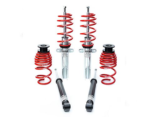 Винтовая подвеска (койловеры) H&R Twin-Tube, Skoda Superb 2 поколение (B6/3T), 2008-2015 (55 мм) (с регулировками высоты), 45851-10